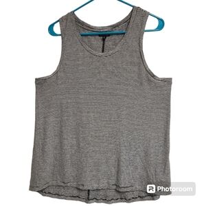 WhoWhatWear Striped tank top XL black and white tank top XL flowy tank top XL